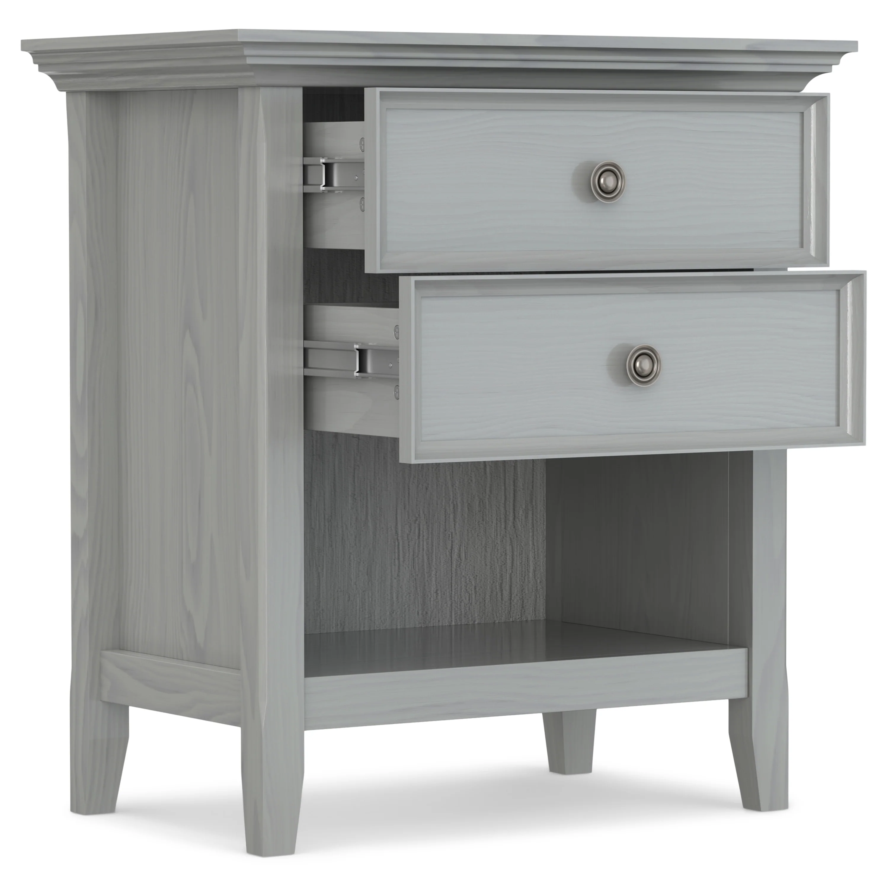 24 Inch Wide Solid Wood Nightstand, Bedside Table and Bedroom End Table - Image 52