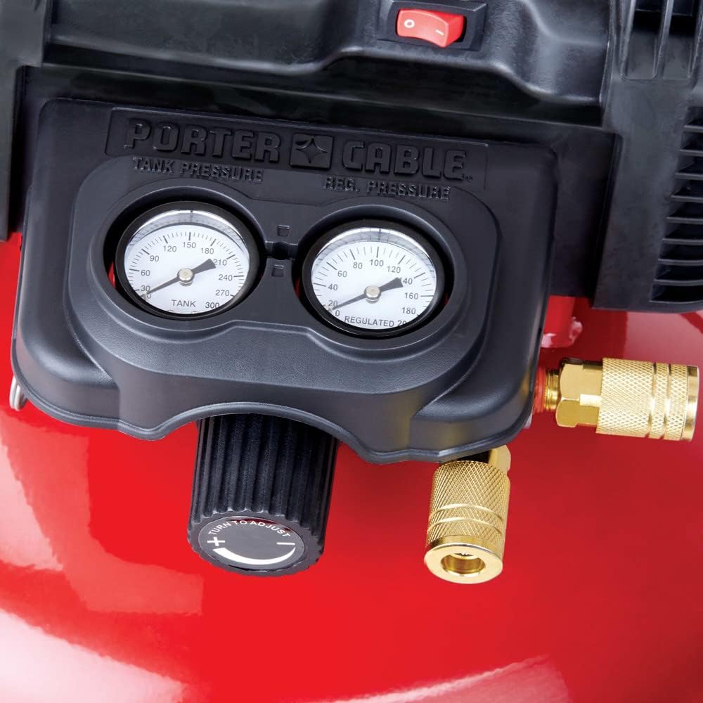 6 Gallon Pancake Air Compressor, Oil-Free Portable Electric Compressor for Garage, Workshop and DIY Projects - Image 3