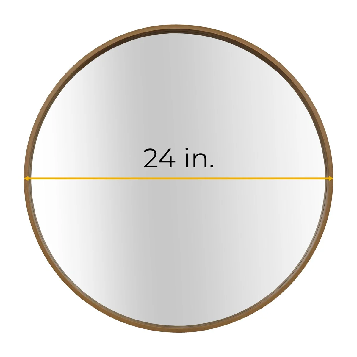 Classic Farmhouse Round Wall Mirror, Wooden Frame Decorative Accent Mirror for Living Room, Bedroom and Entryway - Image 28