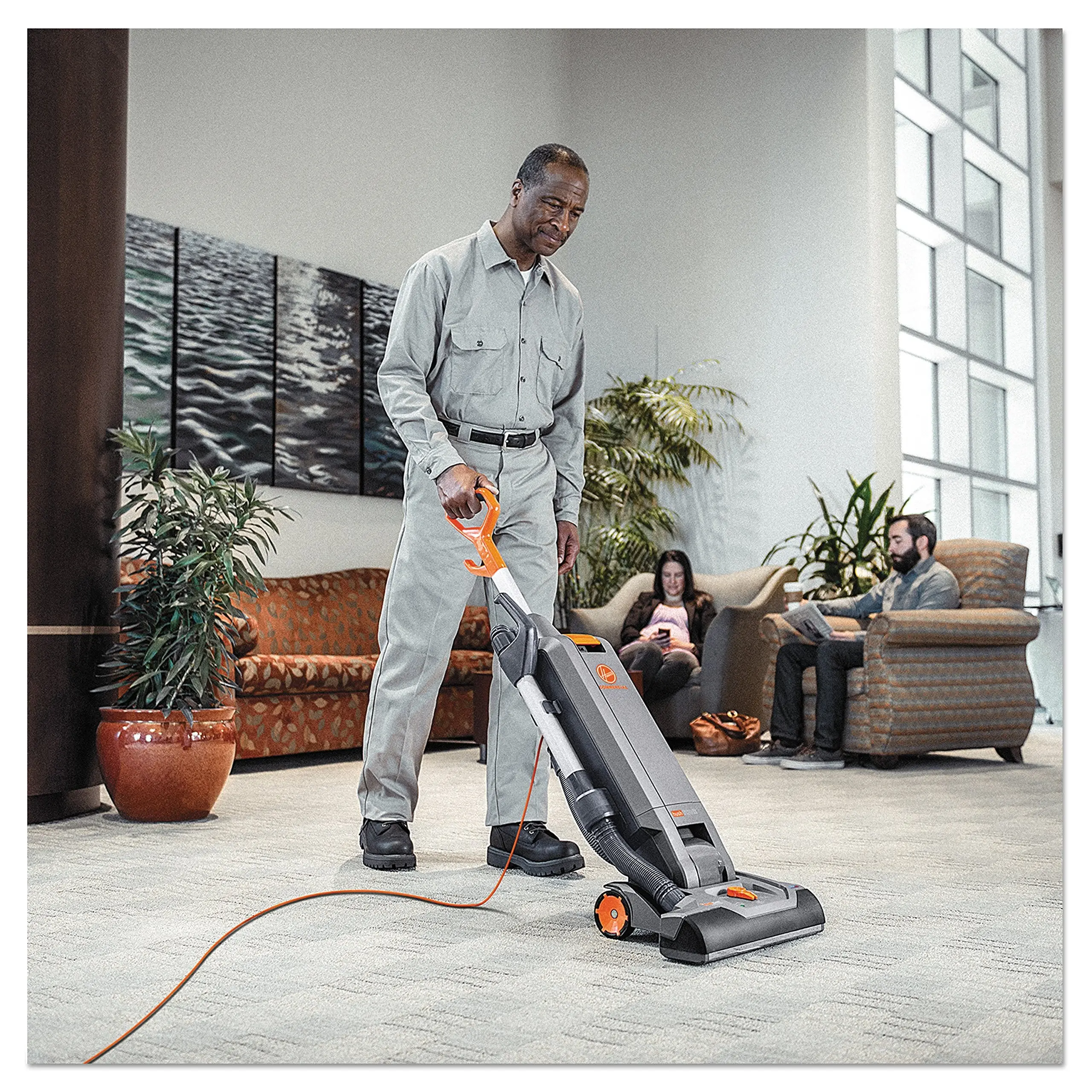 15-Inch Commercial Upright Vacuum Cleaner with HEPA Filtration, CH54115 - Image 5