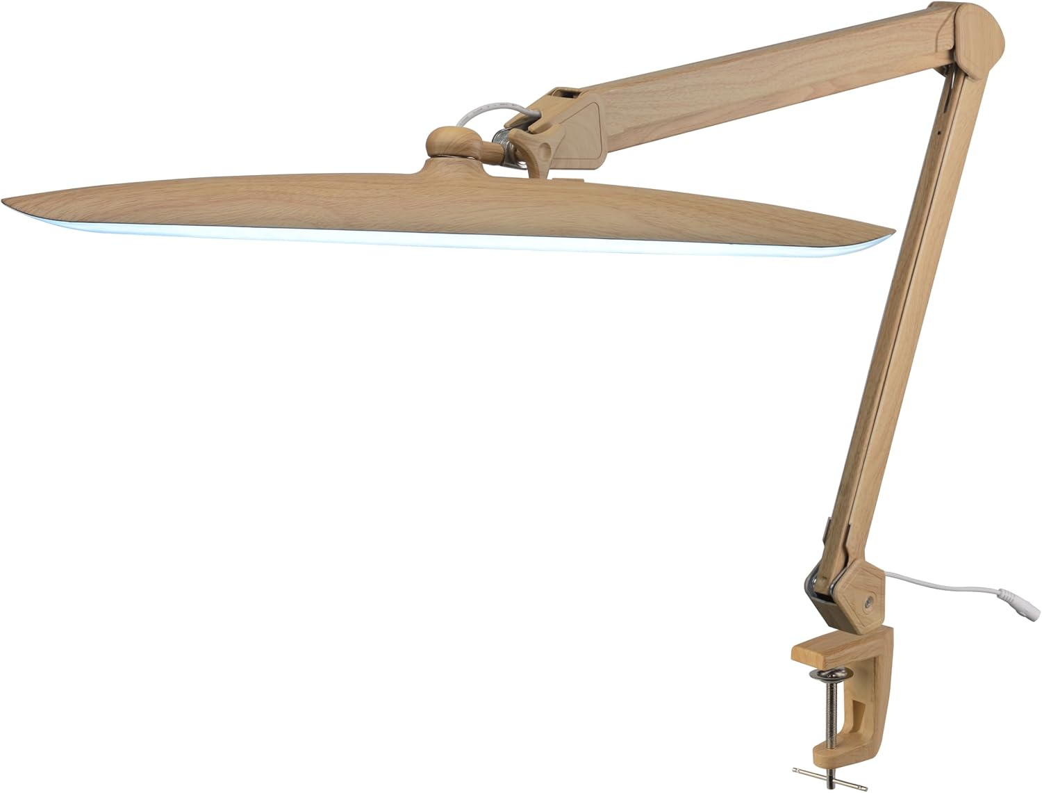 LED Desk Lamp, 2200 Lumens, 24W, 20-Inch Wide Head (White) - Image 4