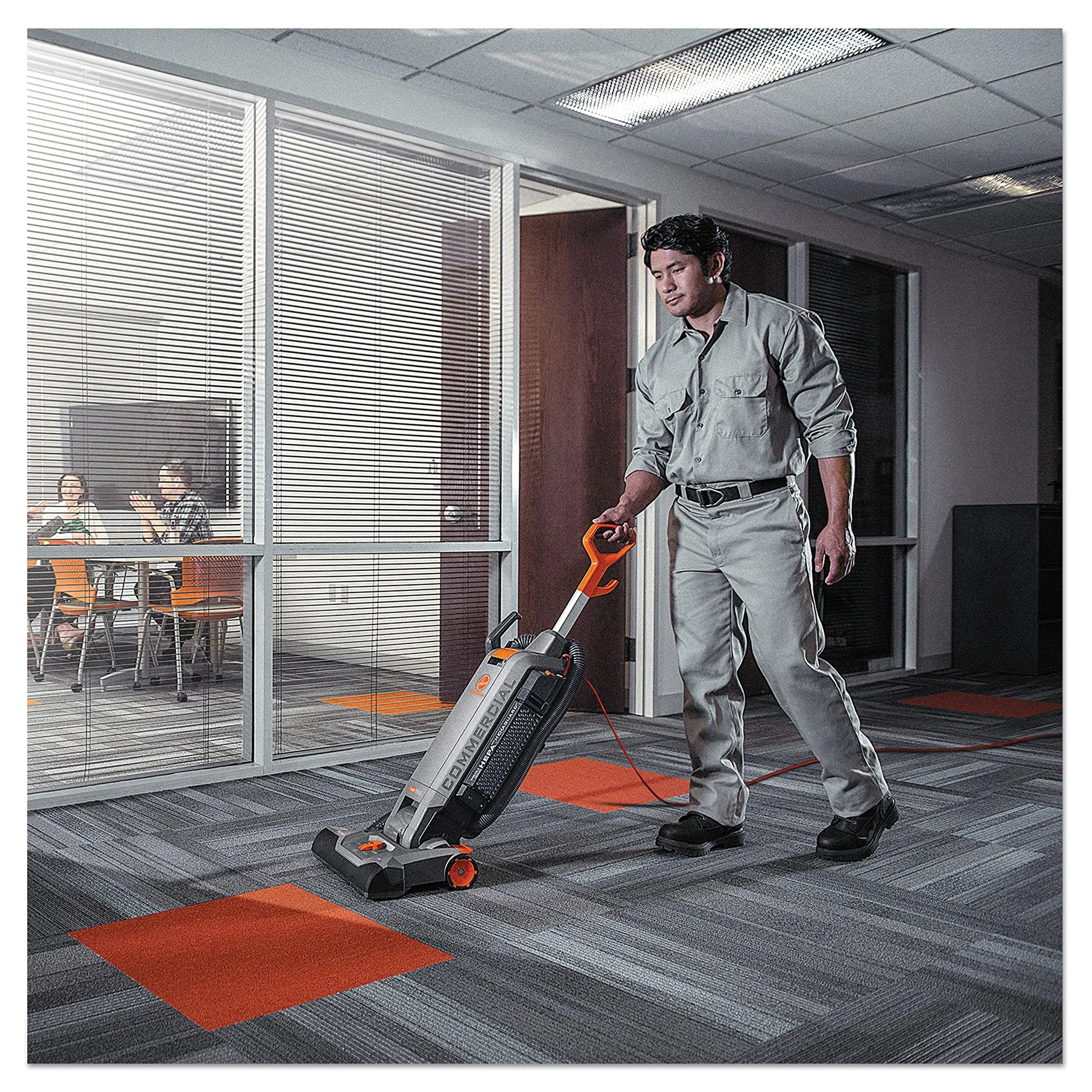 15-Inch Commercial Upright Vacuum Cleaner with HEPA Filtration, CH54115 - Image 4