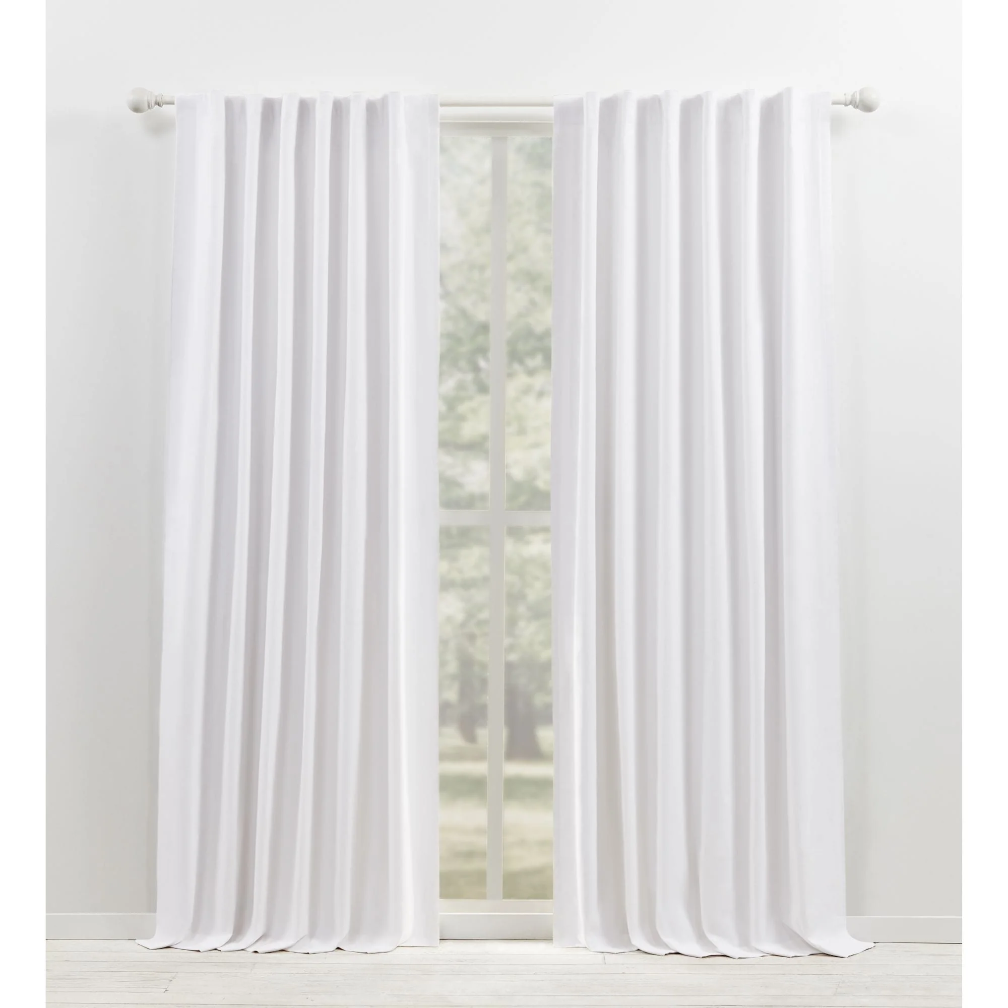 Blackout Single Curtain Panel, Back Tab and Rod Pocket Window Curtain - Image 16