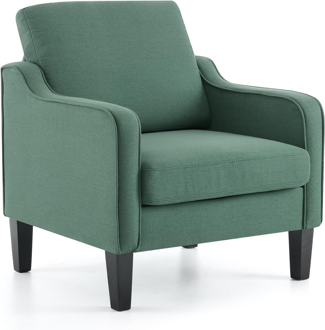 Olive Green Accent Chair, Upholstered Armchair for Living Room - Image 6