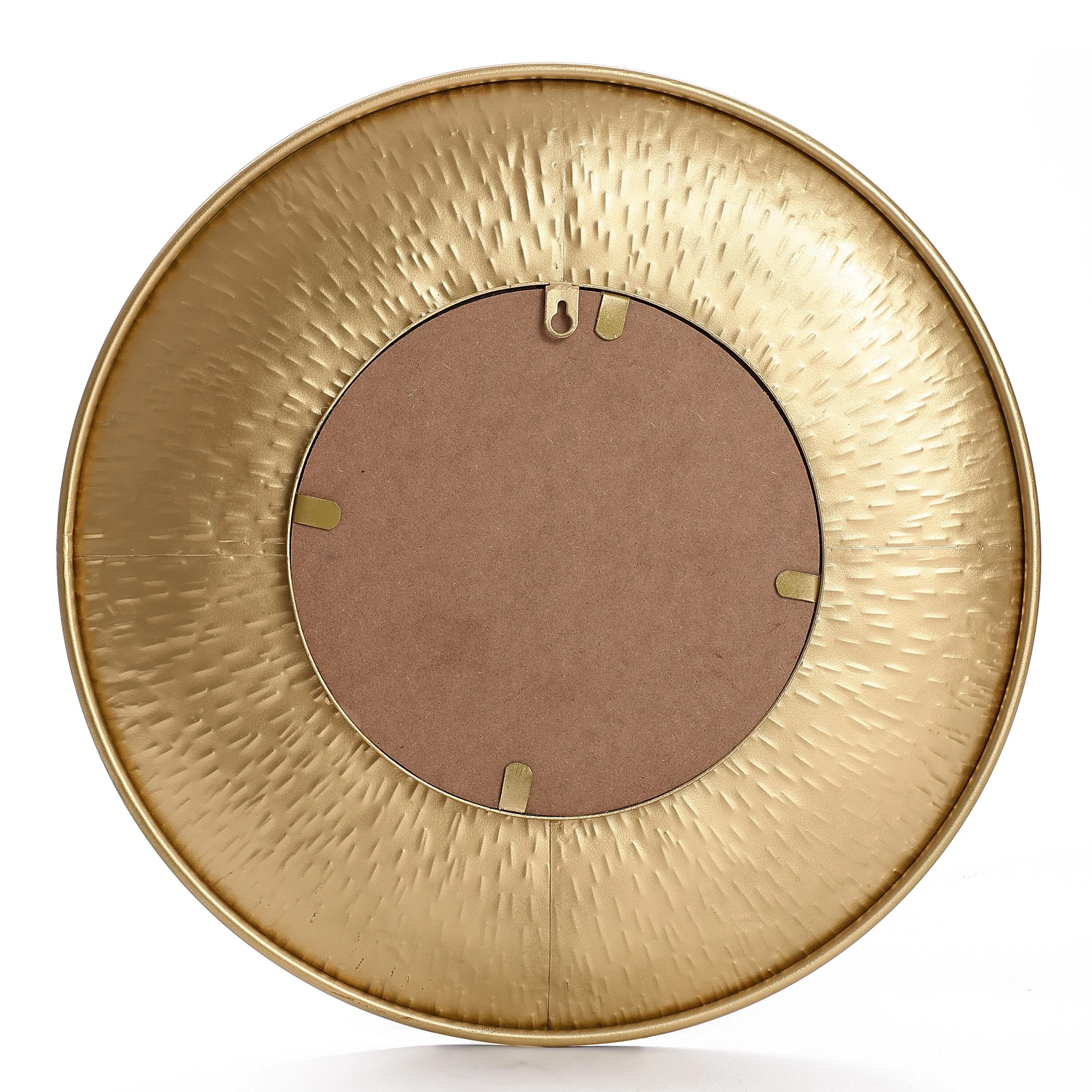 3-Piece Gold Metal Round Wall Mirror Set, 22.25" Diameter x 2.36" Deep, Decorative Wall Mirrors - Image 12