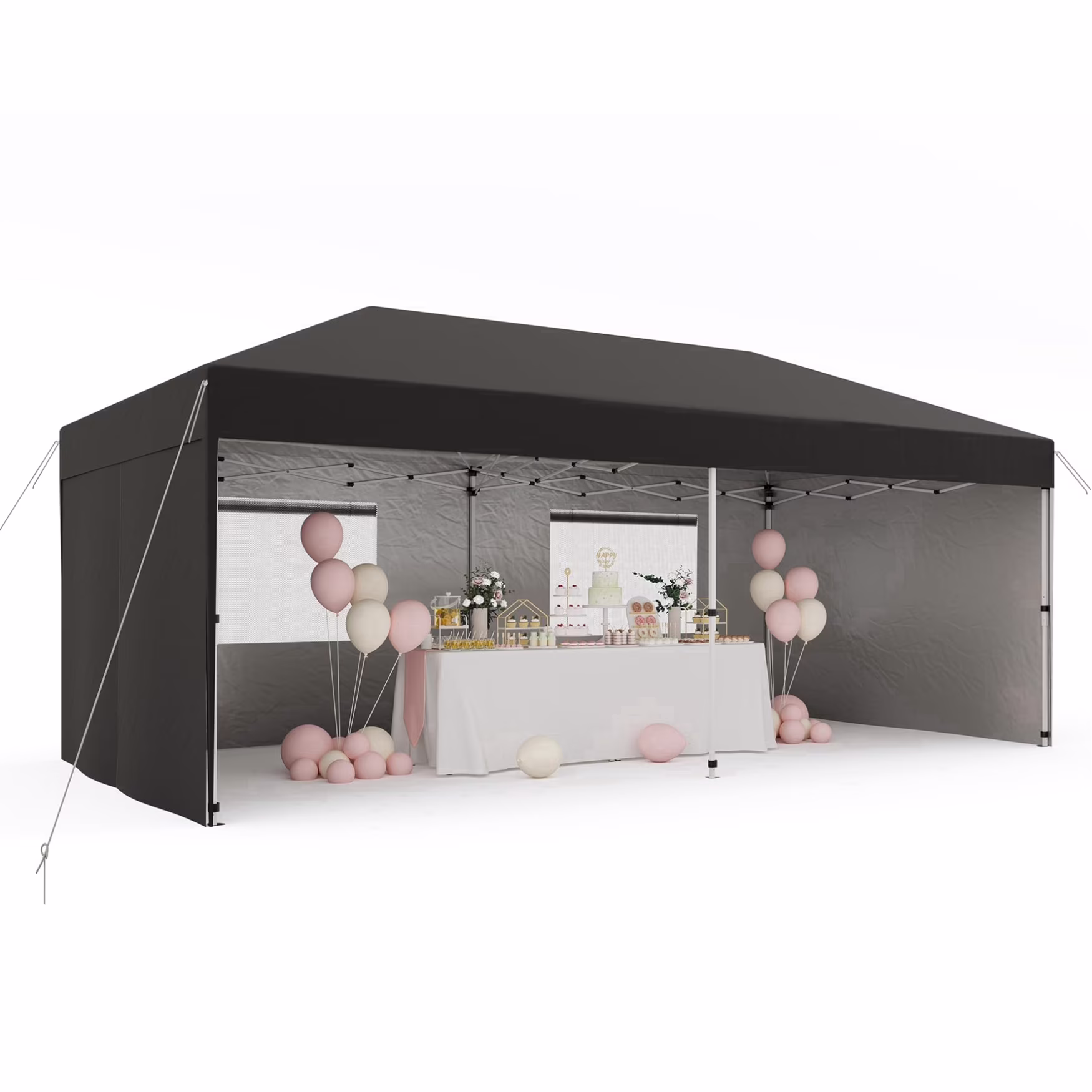 Arigeas Pop Up Canopy Tent 10'x10' with Adjustable Height, Easy Outdoor Sun Shade Shelter for Party, Event, Patio - Image 12