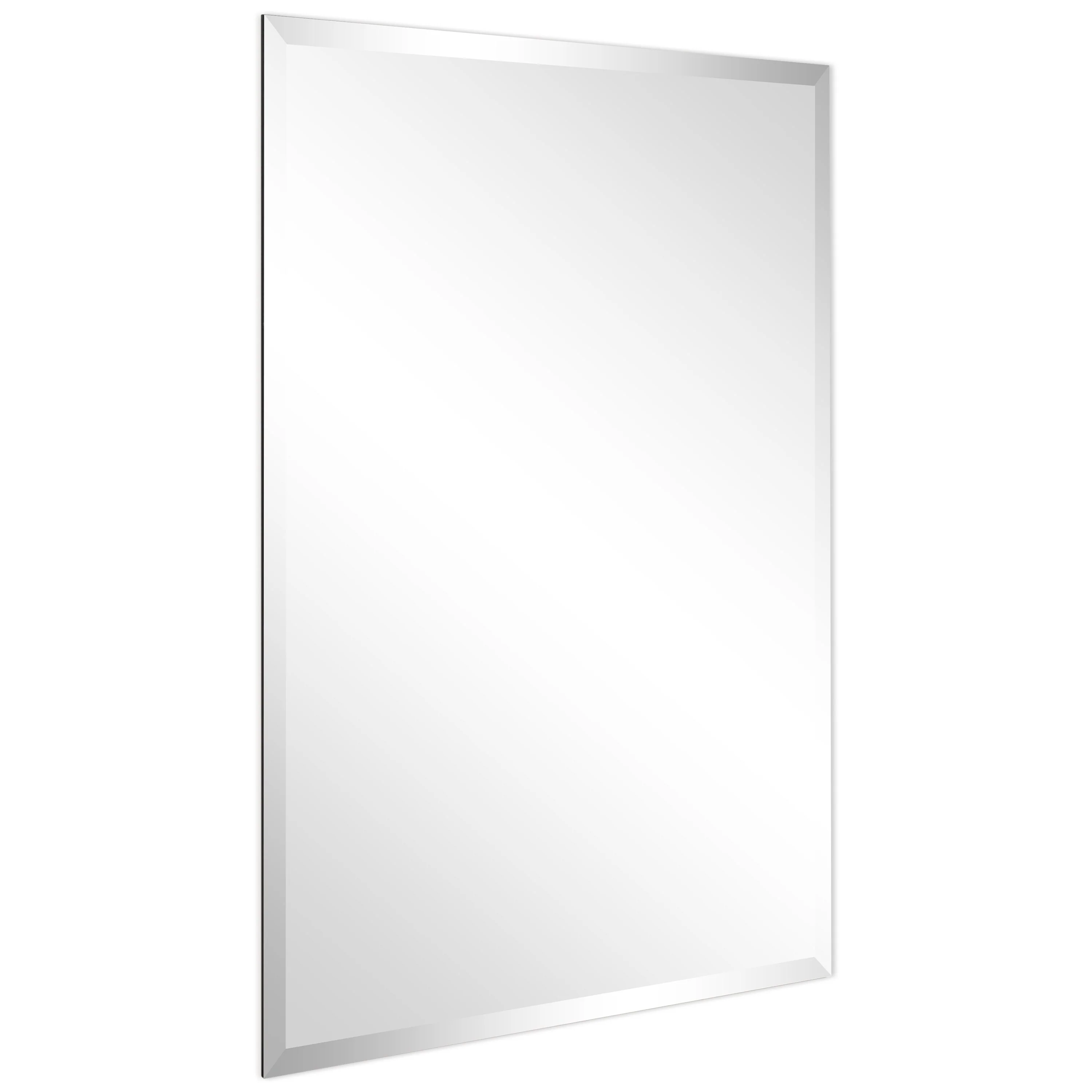Frameless Beveled Prism Wall Mirror, Clear Square or Rectangular Decorative Mirror for Bathroom, Bedroom and Home Decor - Image 39