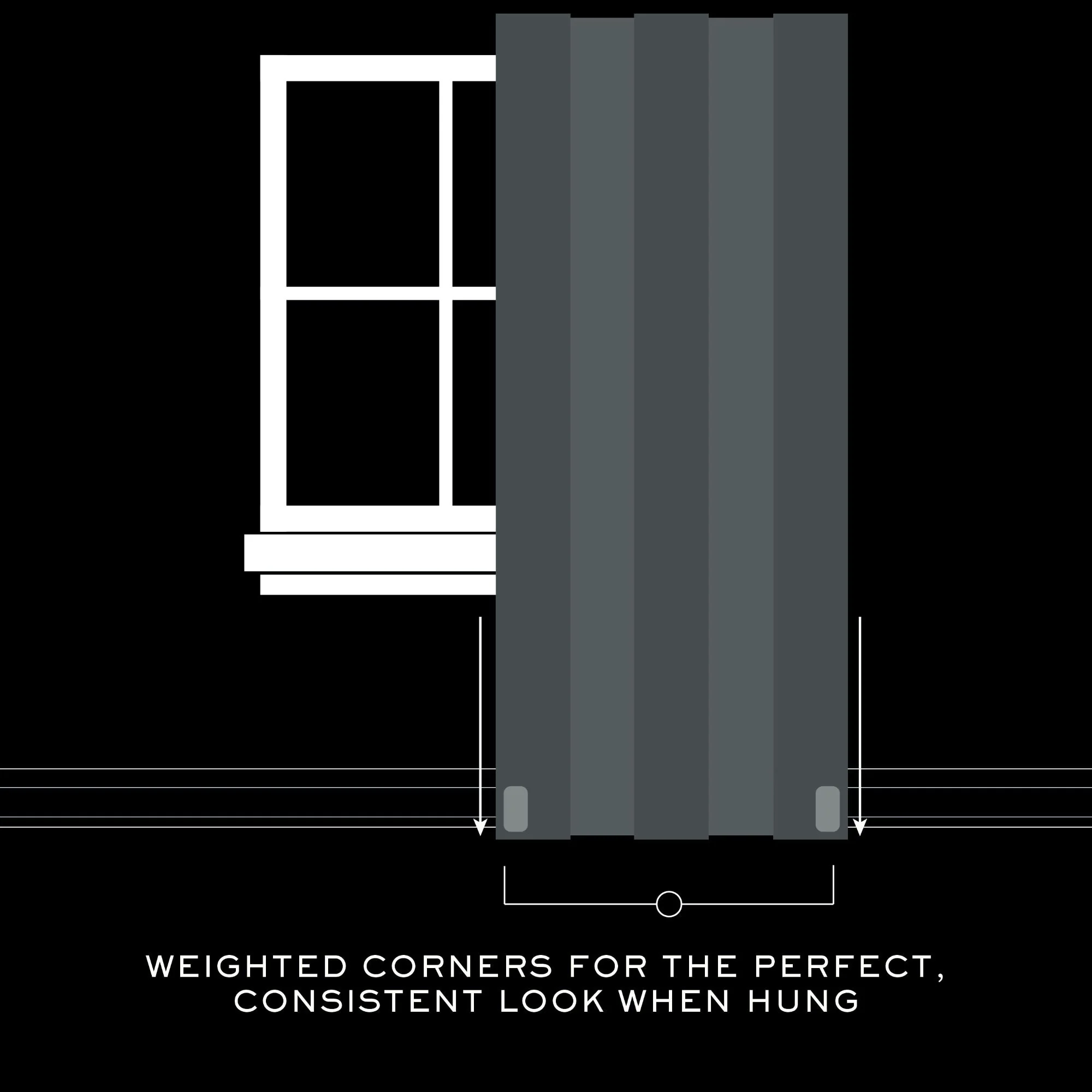 Blackout Single Curtain Panel, Back Tab and Rod Pocket Window Curtain - Image 15