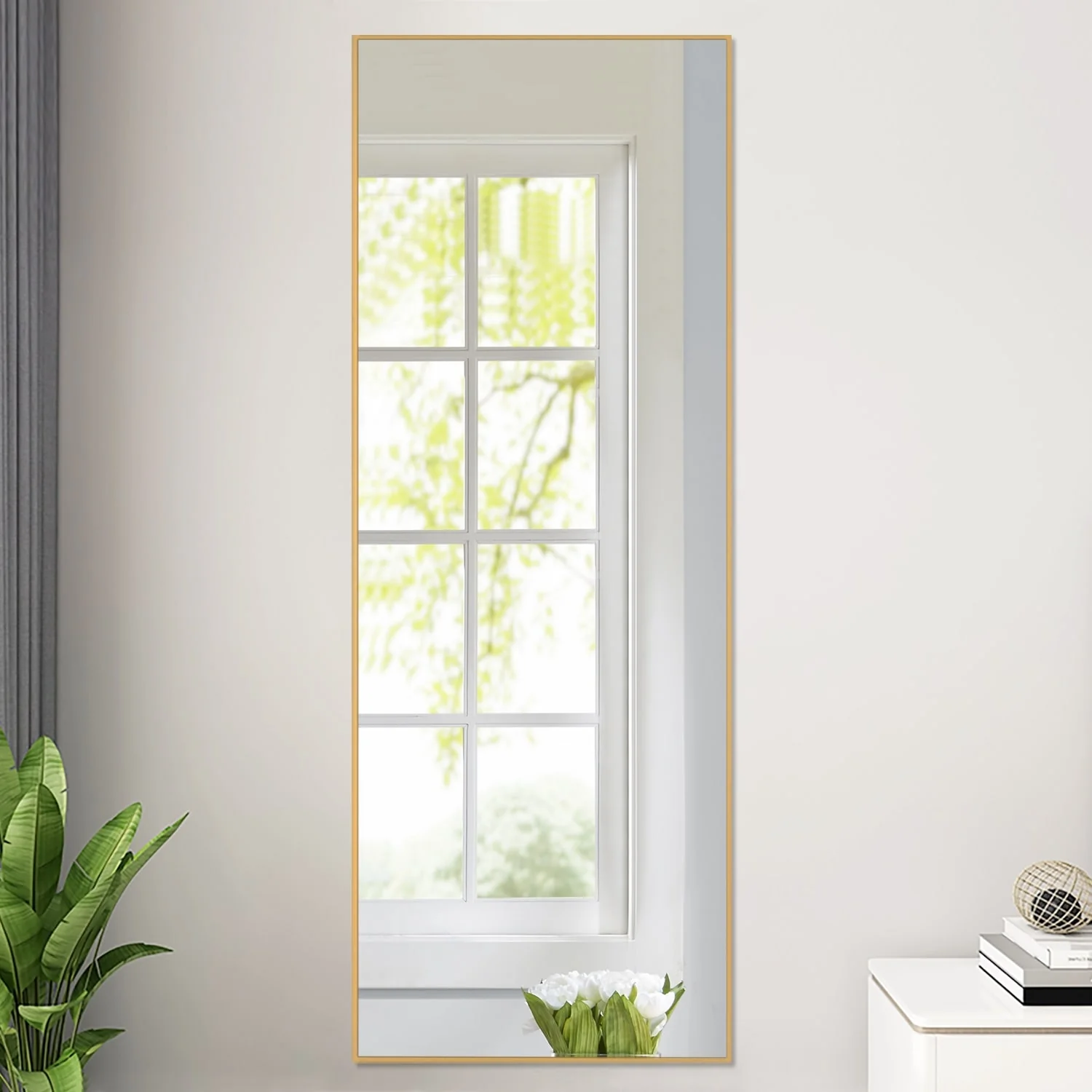 Large Full Length Wall Mounted Mirror, Full Body Dressing Mirror for Bedroom, Entryway and Home Decor - Image 5