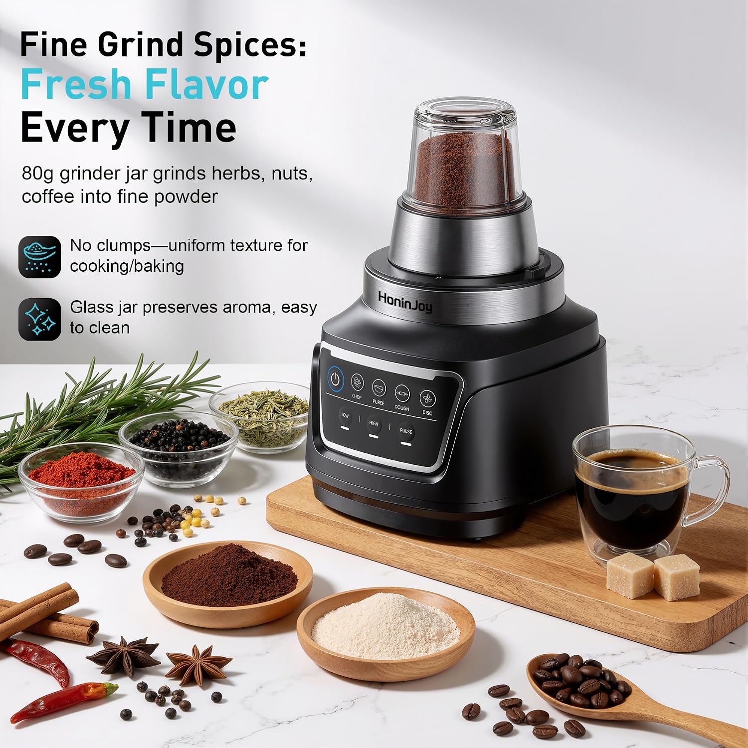 All-in-One Blender Food Processor, 10-in-1 Blenders for Kitchen - Image 5