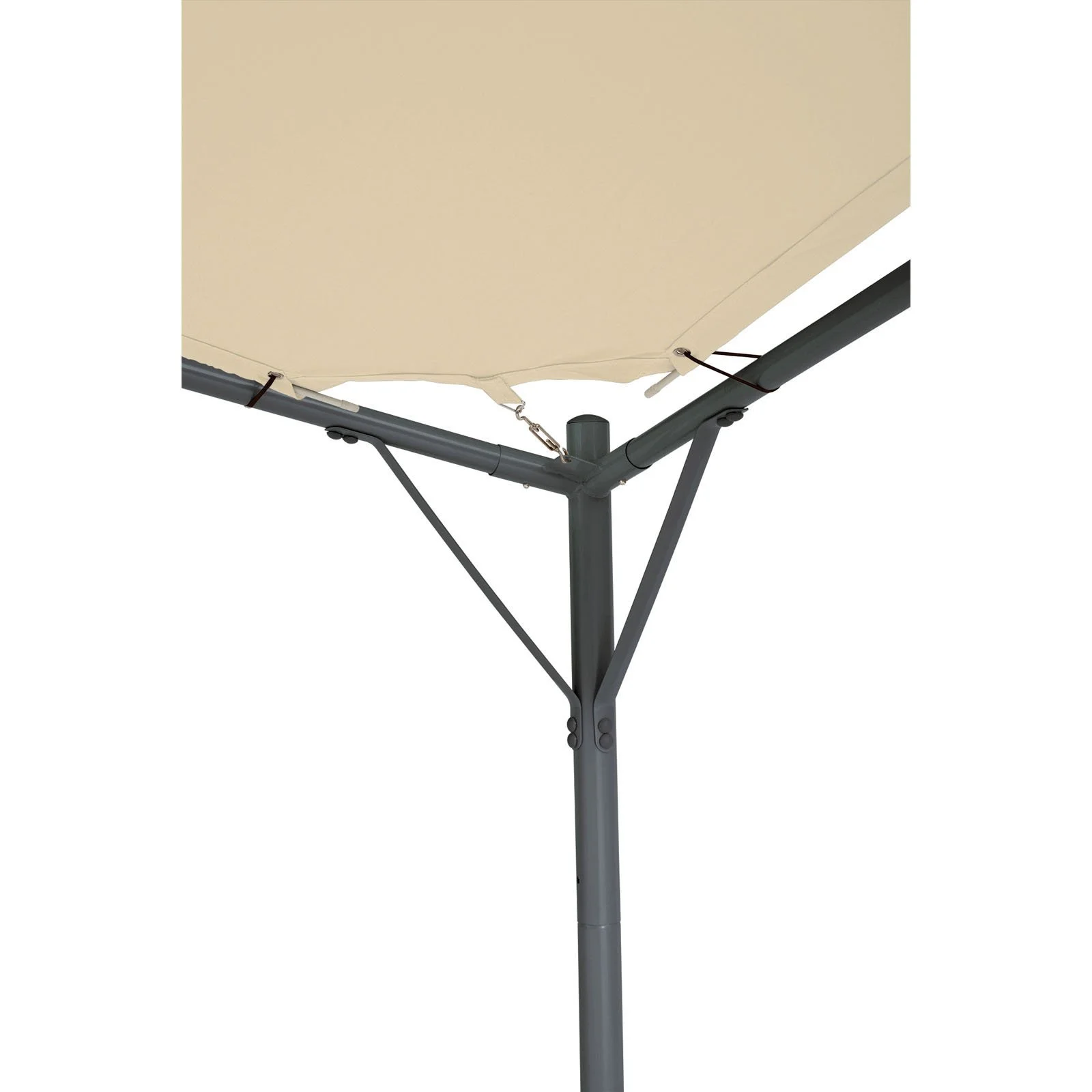 ShelterLogic Monterey 12x12 Canopy Gazebo Portable Shade Solution Backyards, Patios, Pools, Cream - Image 6