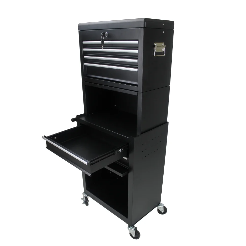 6 Drawers Rolling Tool Chest Cabinet,High Capacity Tool Storage Cabinet ,Rolling Tool Box with Wheels and Locking System,Portable Tool Organizer for Garage Warehouse Workshop - Image 7
