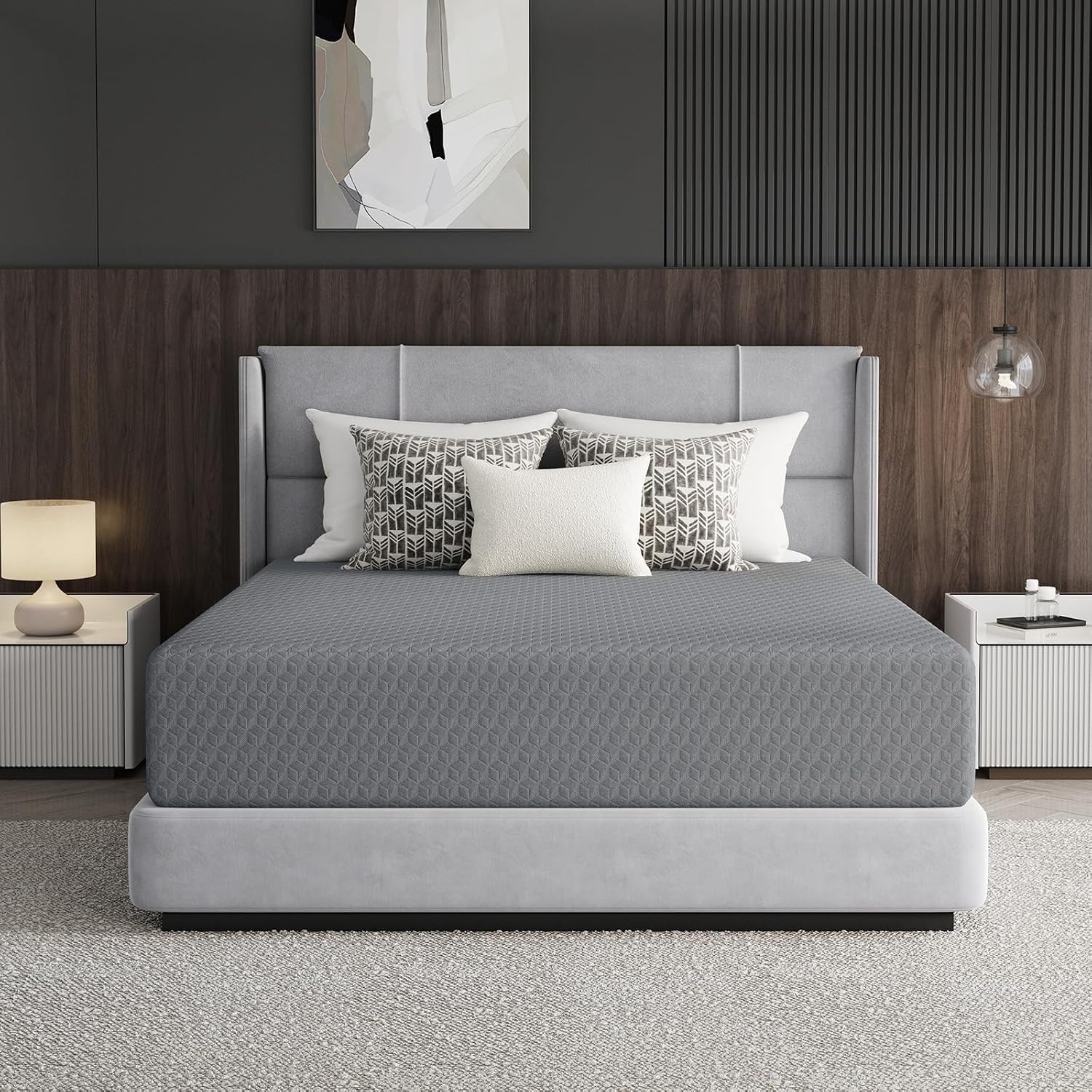 Full Size Mattress 6 Inch, Gel Memory Foam Mattress for Cool Night