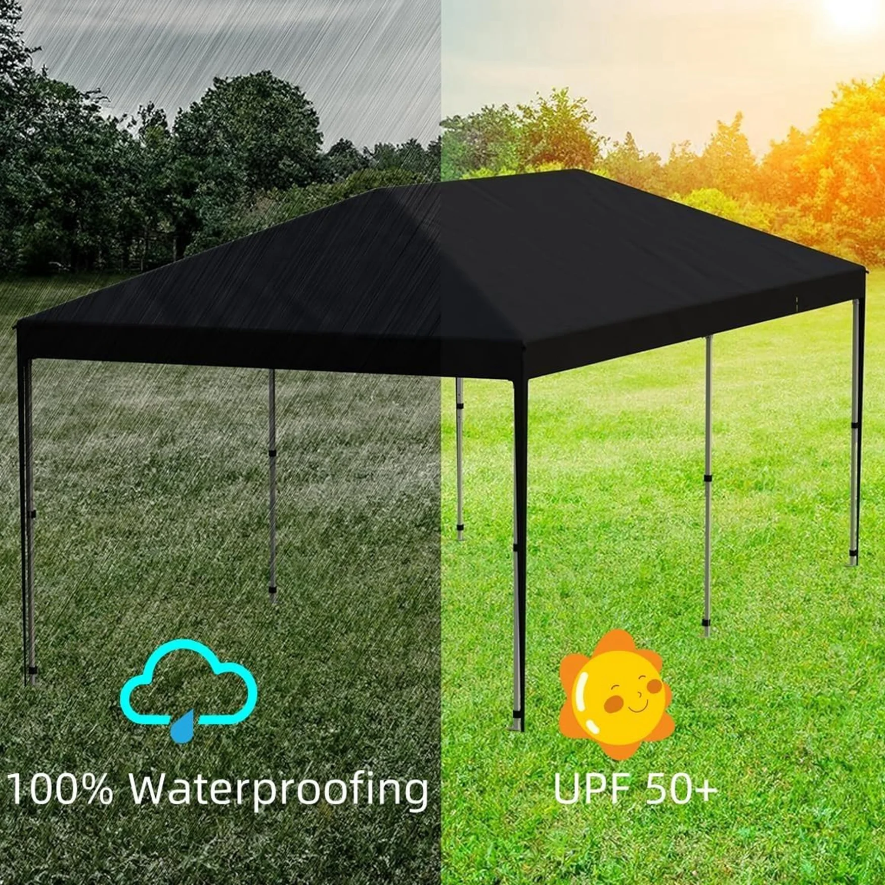 Arigeas Pop Up Canopy Tent 10'x10' with Adjustable Height, Easy Outdoor Sun Shade Shelter for Party, Event, Patio - Image 31