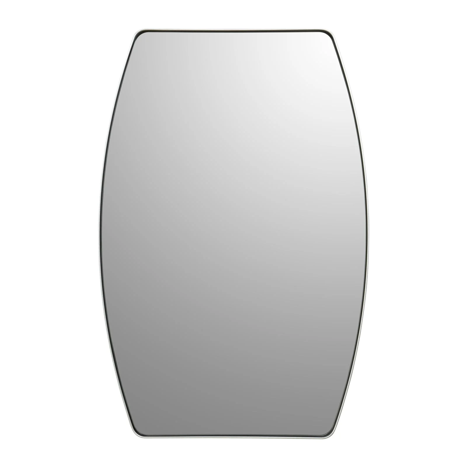 Modern Oblong Metal Wall Mirror, Decorative Elongated Hanging Mirror for Living Room, Bedroom and Entryway - Image 7