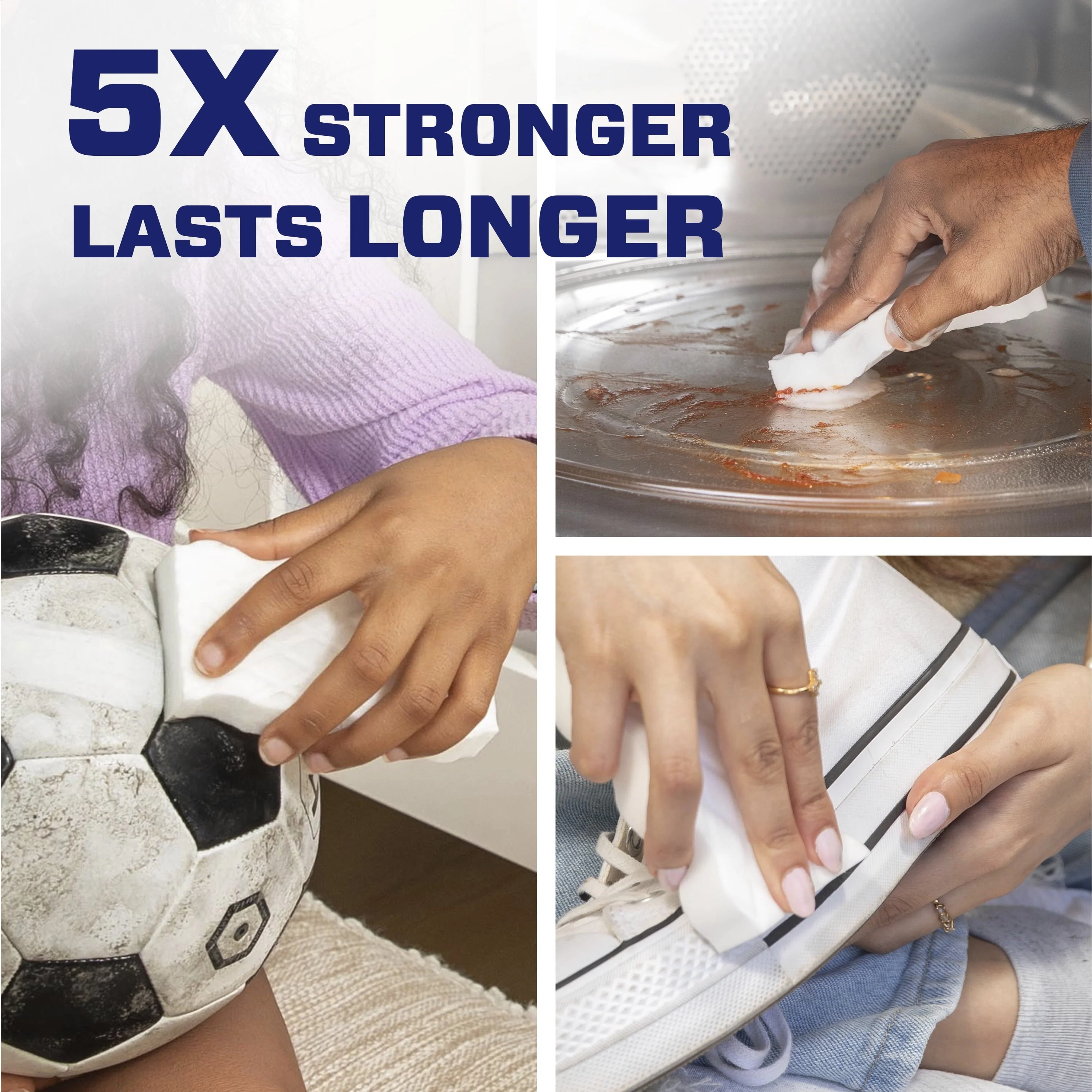 Mr. Clean Magic Eraser Extra Durable, Cleaning Pad with Durafoam, 4 Ct - Image 3