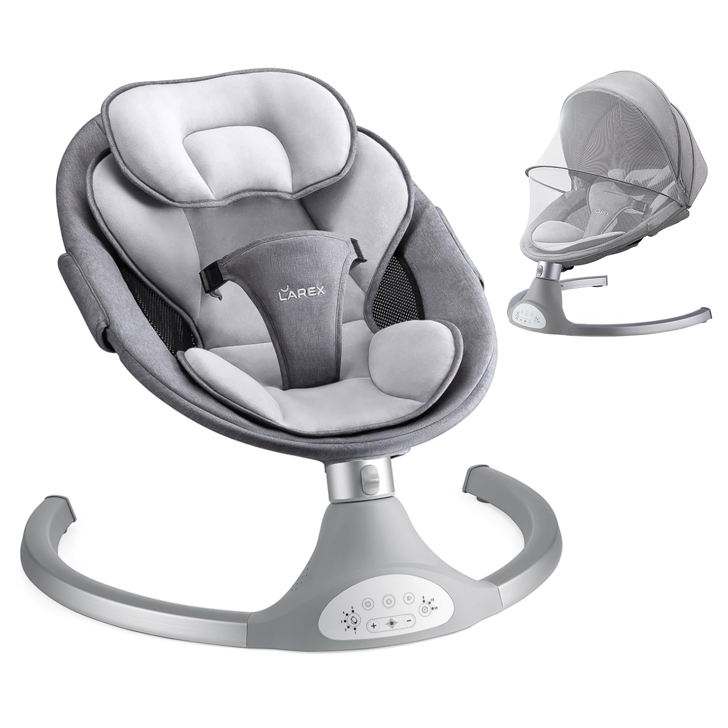 Baby Swing for Infants to Toddler with Remote Control & Bluetooth - Image 5