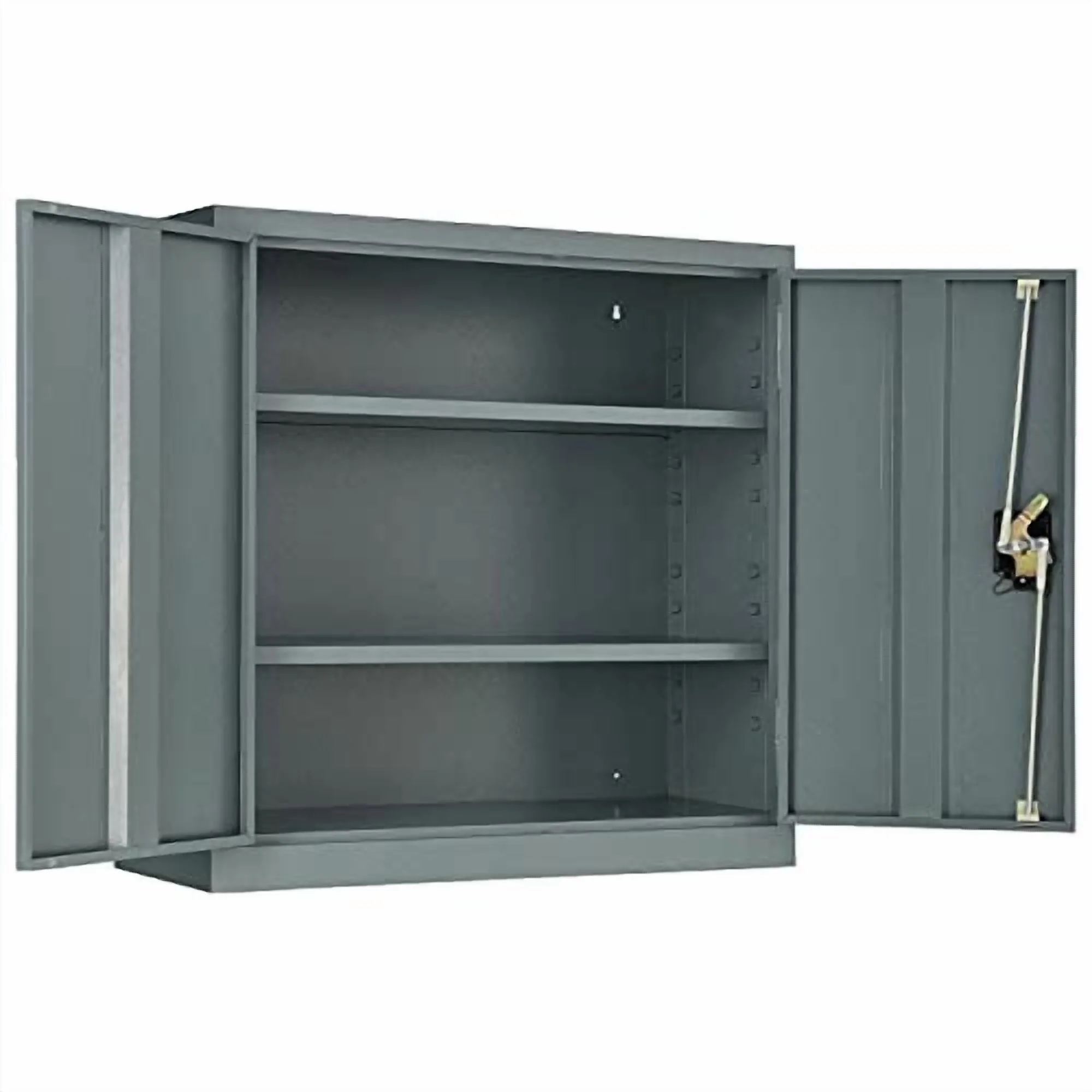 Global Industrial Assembled Wall Storage Cabinet, 30x12x30, Gray - Image 2
