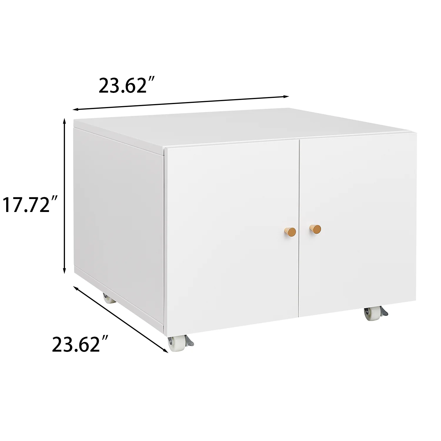 Miniyam Metal Garage Storage Cabinet with Wheels and Adjustable Shelves, White - Image 8