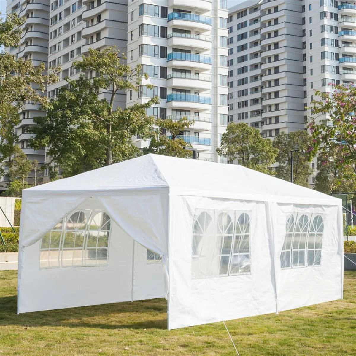 Mother's Day Sales - 10' x 20' Party Tent,Portable Wedding Party Tent,Patio Parties Tent BBQ Shelter Canopy Gazebo for Outdoor Events(10'x20' w/6 sidewalls) - Image 6