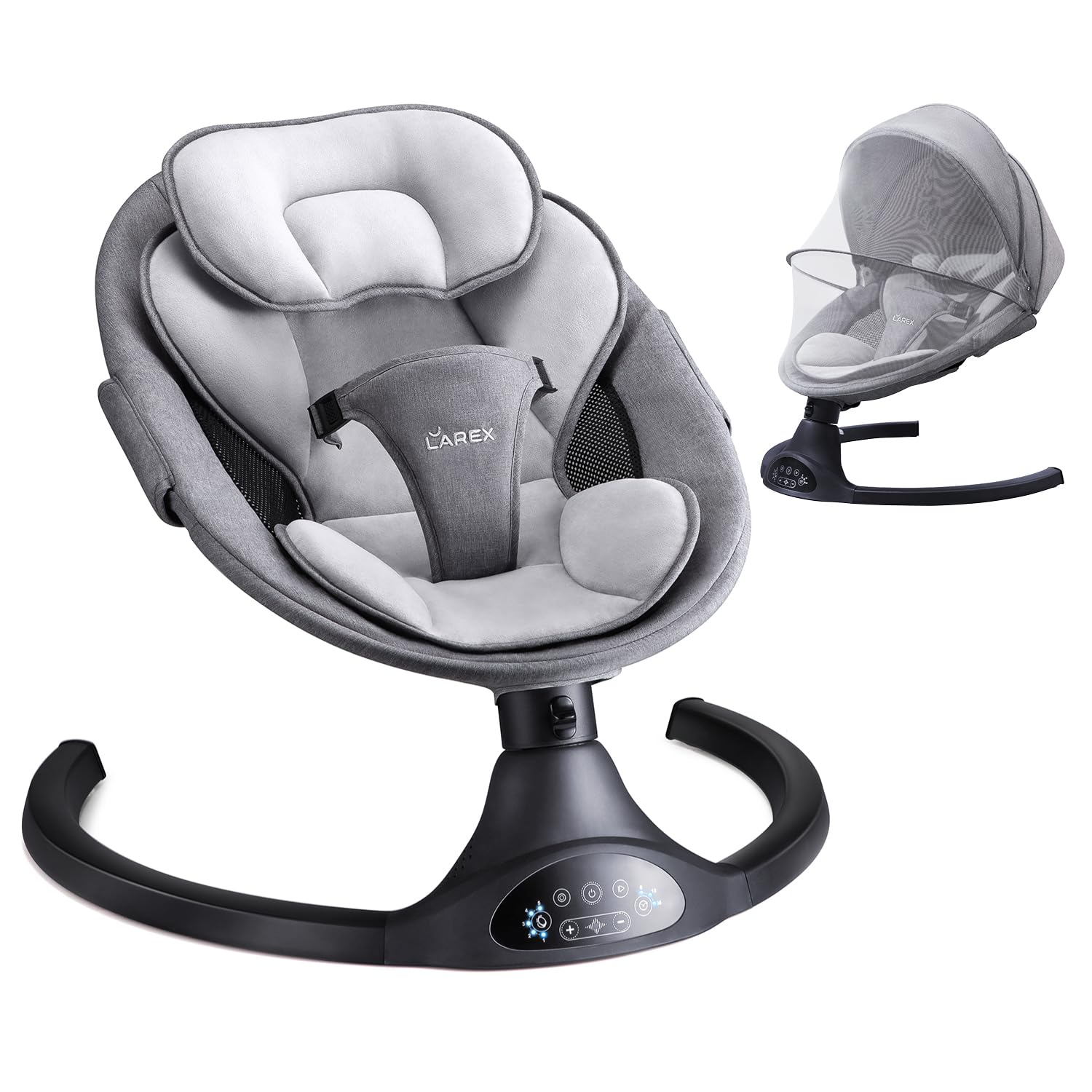 Baby Swing for Infants to Toddler with Remote Control & Bluetooth - Image 3