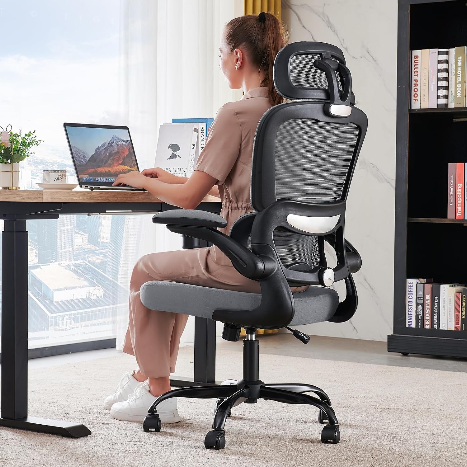 Office Chair Ergonomic Desk Chair - Gaming Chair with Lumbar Support - Image 11