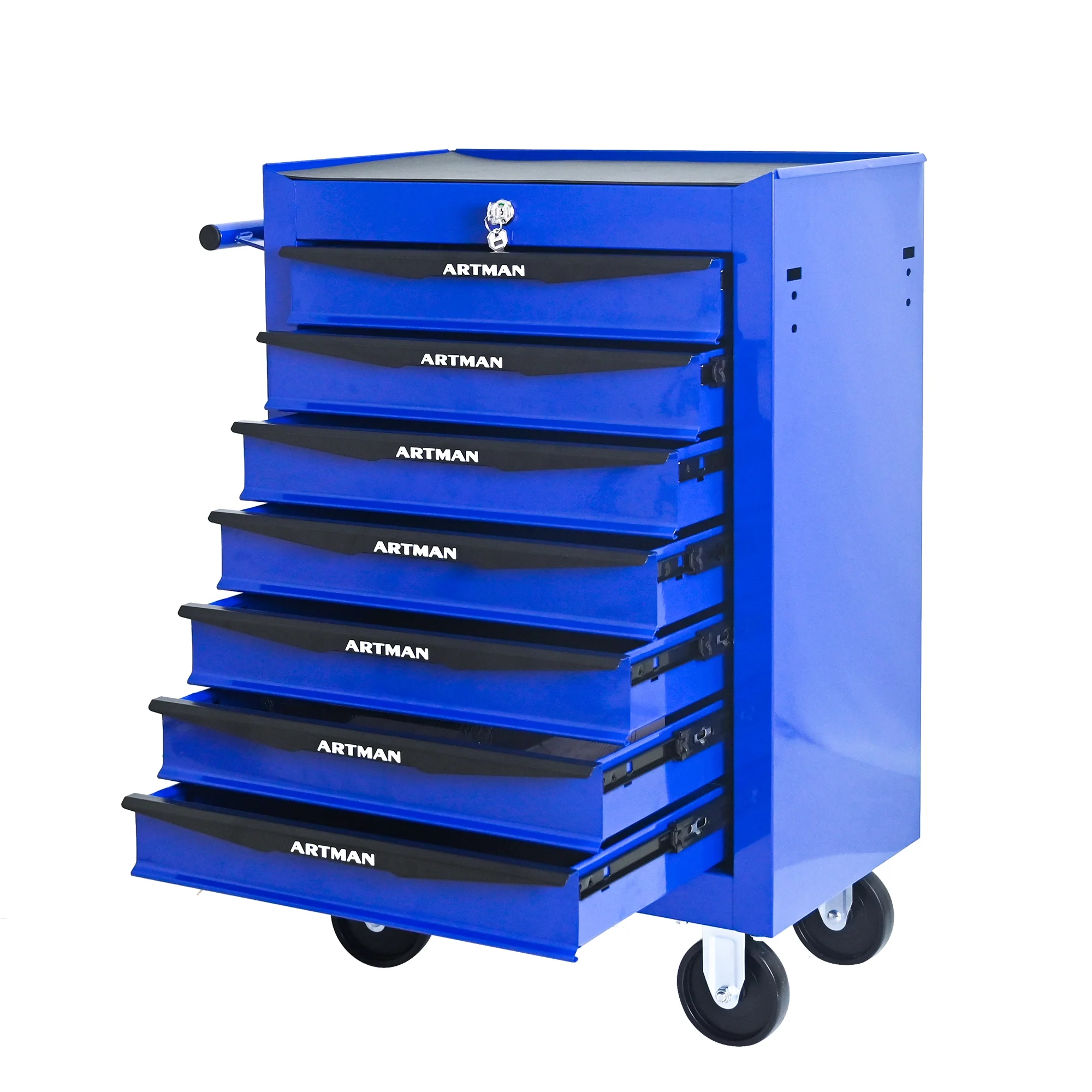 ARTMAN 20" 6-Drawer Tool Chest Cabinet with Ball Bearing Drawer Slides, Steel Tool Storage Box Organizer for Garage Workshop Repair Shop - Image 65