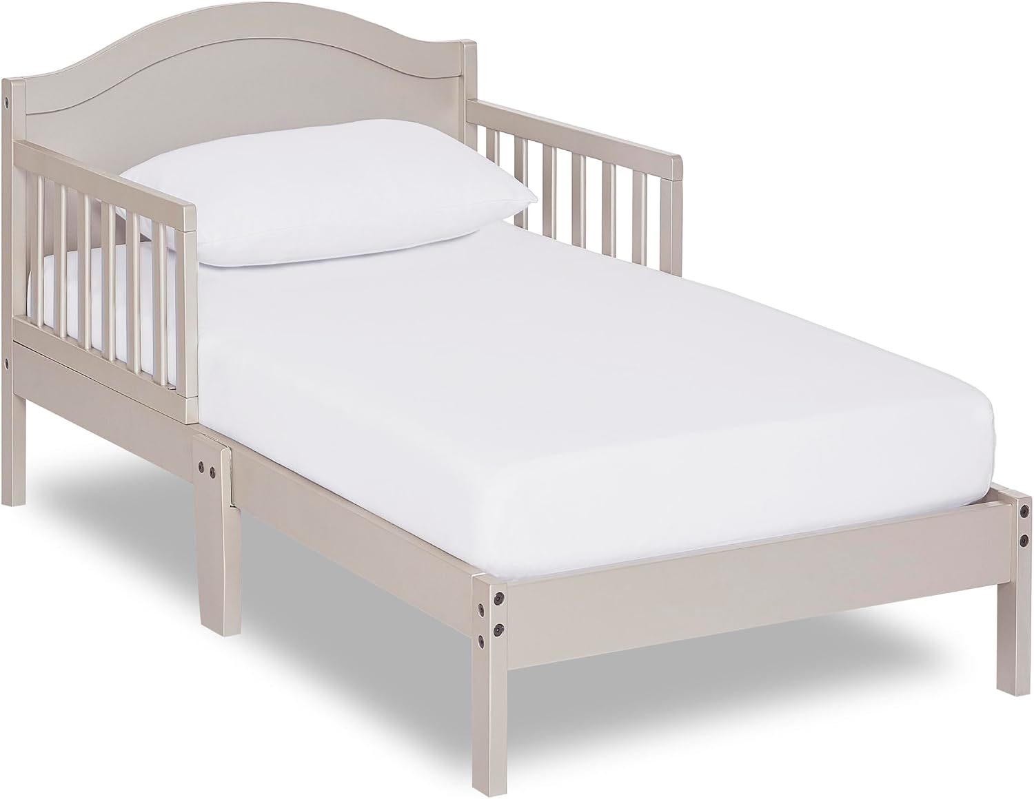 Pinewood Toddler Bed, GREENGUARD Gold Certified, Blush Pink - Image 4