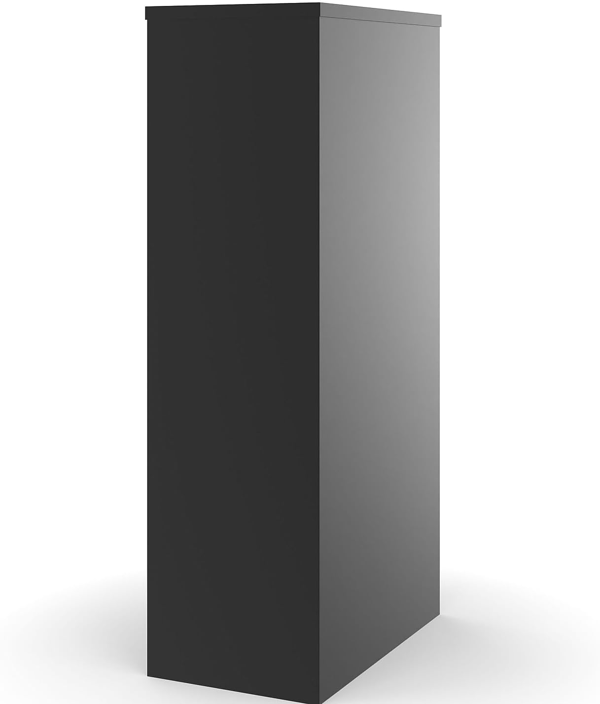 4-Drawer Lockable File Cabinet, Black - Image 6