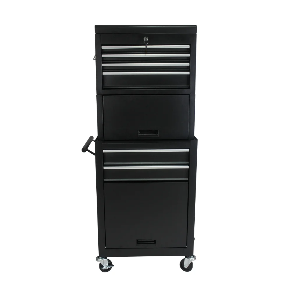 6 Drawers Rolling Tool Chest Cabinet,High Capacity Tool Storage Cabinet ,Rolling Tool Box with Wheels and Locking System,Portable Tool Organizer for Garage Warehouse Workshop - Image 6