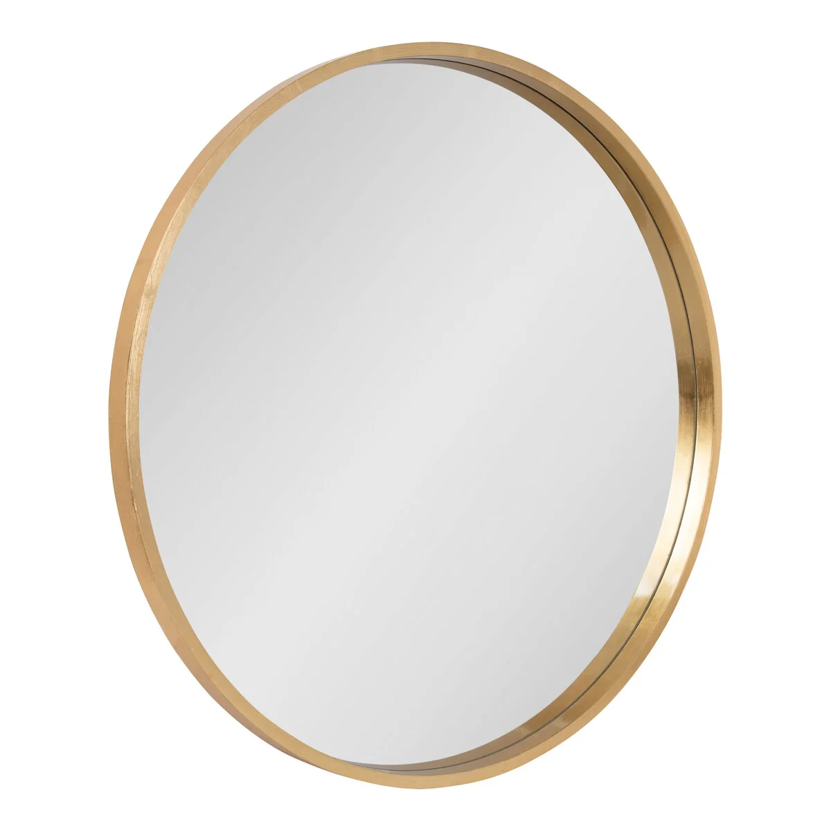 Round Wood Accent Wall Mirror, Modern Decorative Wooden Frame Mirror for Living Room, Bedroom and Entryway - Image 22