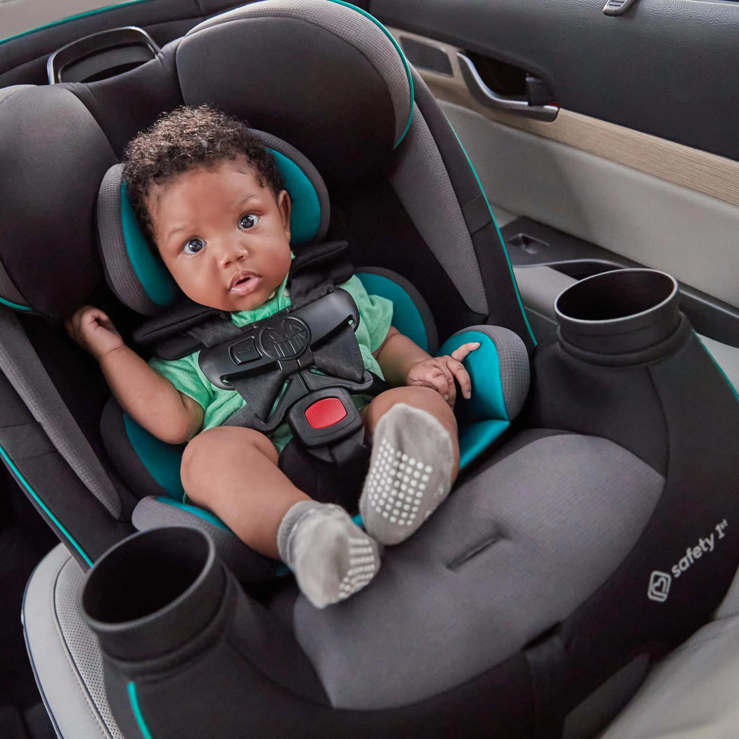 3-in-1 Slim Convertible Car Seat, All-in-One Infant Toddler Booster Seat, Rear & Forward Facing Child Safety Seat - Image 10