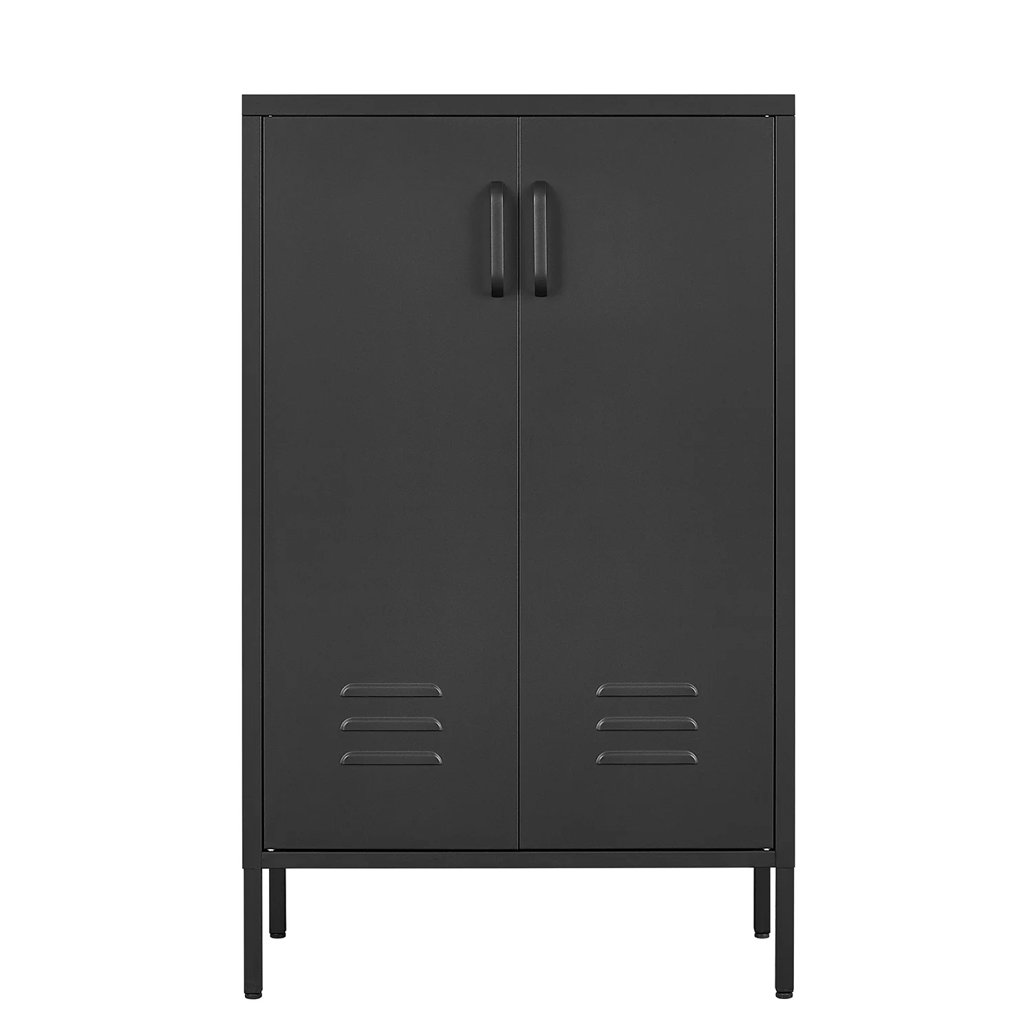 Seizeen Metal Storage Cabinet for Tool Garage Home Improvement, Storage Cabinet with Doors and Shelves Adjustable, Black - Image 5