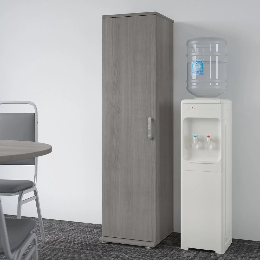 Universal Tall Narrow Storage Cabinet in Platinum Gray - Engineered Wood - Image 13