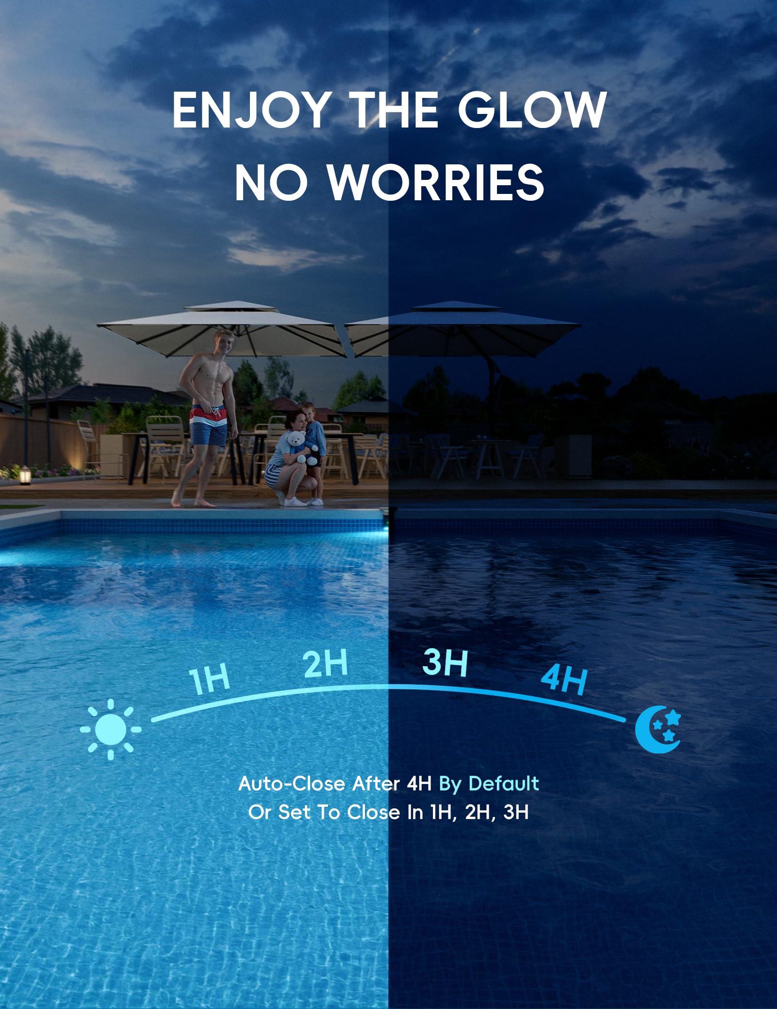 Solar Pool Lights for Steel Wall Above Ground Pools, Solar Powered LED Swimming Pool Lighting - Image 17