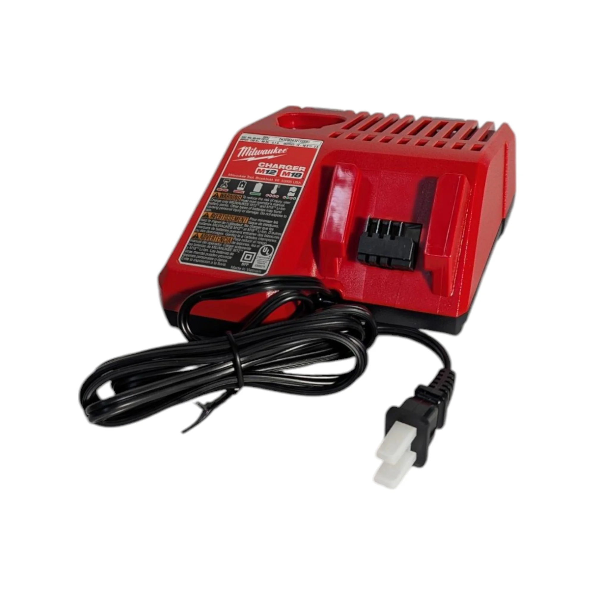 Milwaukee M18 REDLITHIUM XC5.0 Battery Starter Kit -C (2) 5.0Ah Batteries & M18/M12 Charger, 2.5X Runtime, REDLINK Intelligence, Cold Weather Performance (Model 48-59-1852B) - Image 3