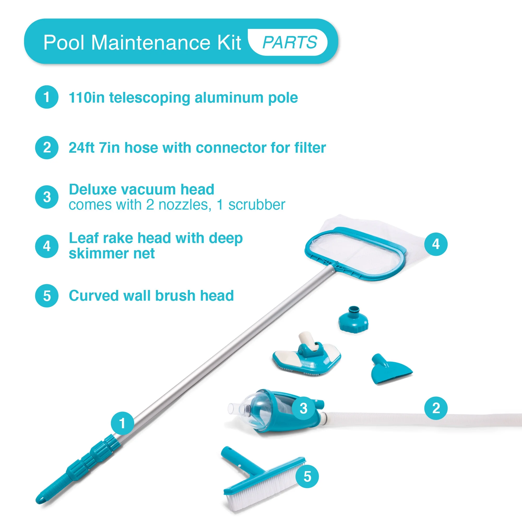 INTEX 32ft x 16ft x 52in Ultra XTR Above Ground Pool & Deluxe Maintenance Cleaning Kit - Image 9