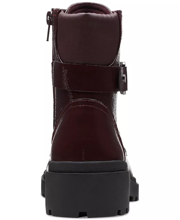Women's Lace-Up Buckle Ankle Boots, Stylish Casual Boots with Decorative Details for Everyday Wear - Image 3