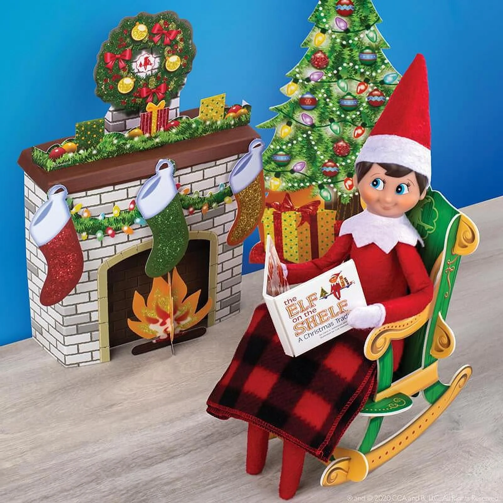The Elf on the Shelf Cozy Christmas Story Time Rocking Chair - Image 3