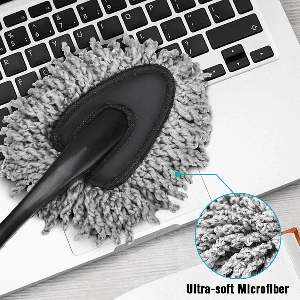 Multi-Functional Microfiber Car Duster Interior & Exterior Dash Dust Cleaner, Cleaning Detail Brush Dusting Washing Tool Kit for Car Home Kitchen Computer California Cleaning Products - Image 9