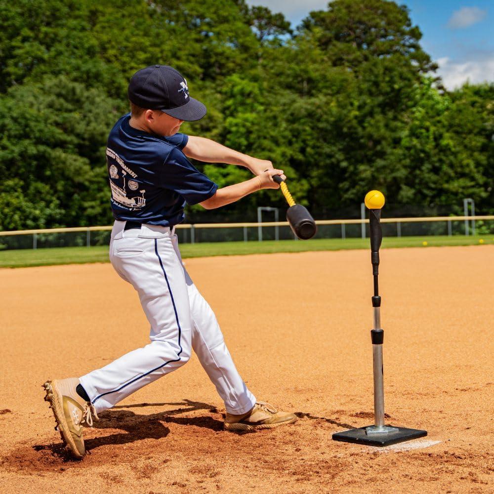 Swing Trainer with 12 Soft Balls, Baseball and Softball Batting Practice Training Set - Image 5