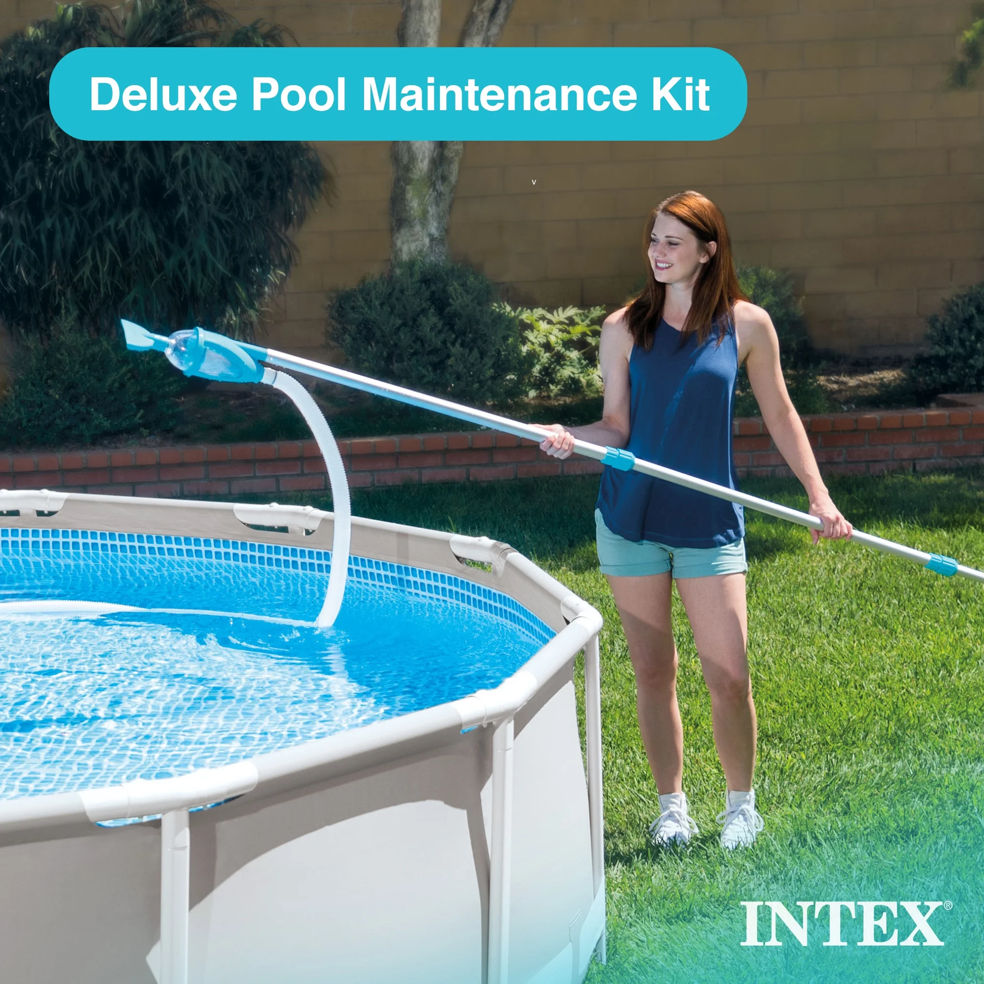 INTEX 32ft x 16ft x 52in Ultra XTR Above Ground Pool & Deluxe Maintenance Cleaning Kit - Image 8