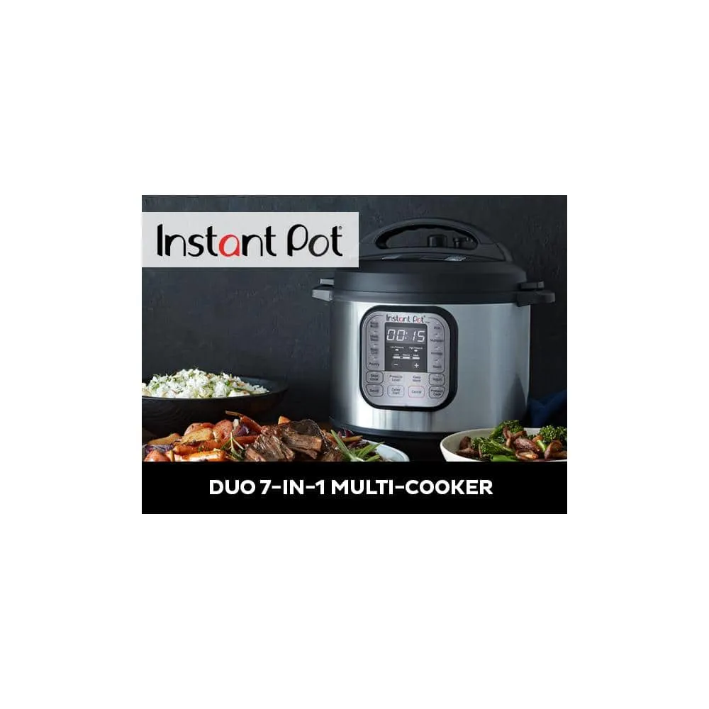 8 qt. Stainless Steel Duo Electric Pressure Cooker - Image 3