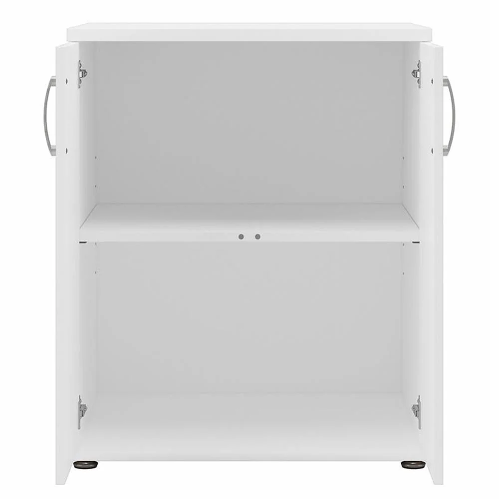 Pemberly Row Garage Storage Cabinet with Doors in White - Engineered Wood - Image 9