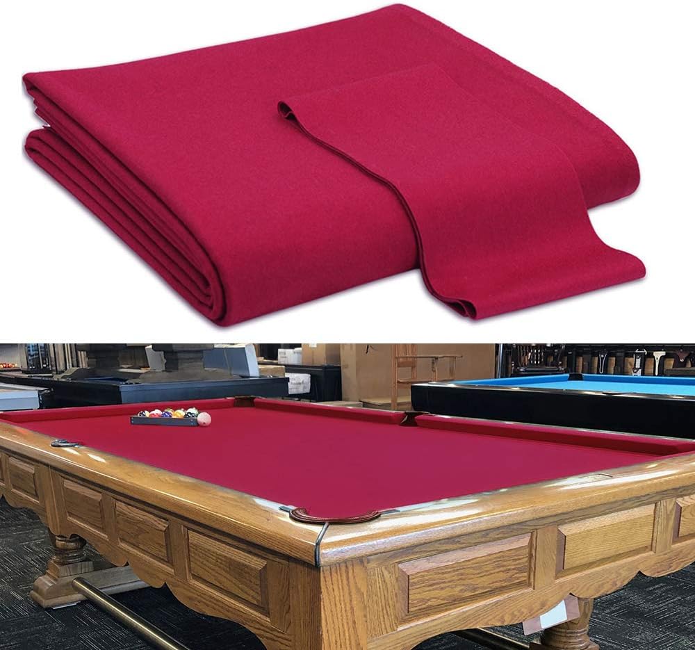 Worsted Blend Billiard Cloth Pool Table Felt for 7' 8' 9' Table - Image 7
