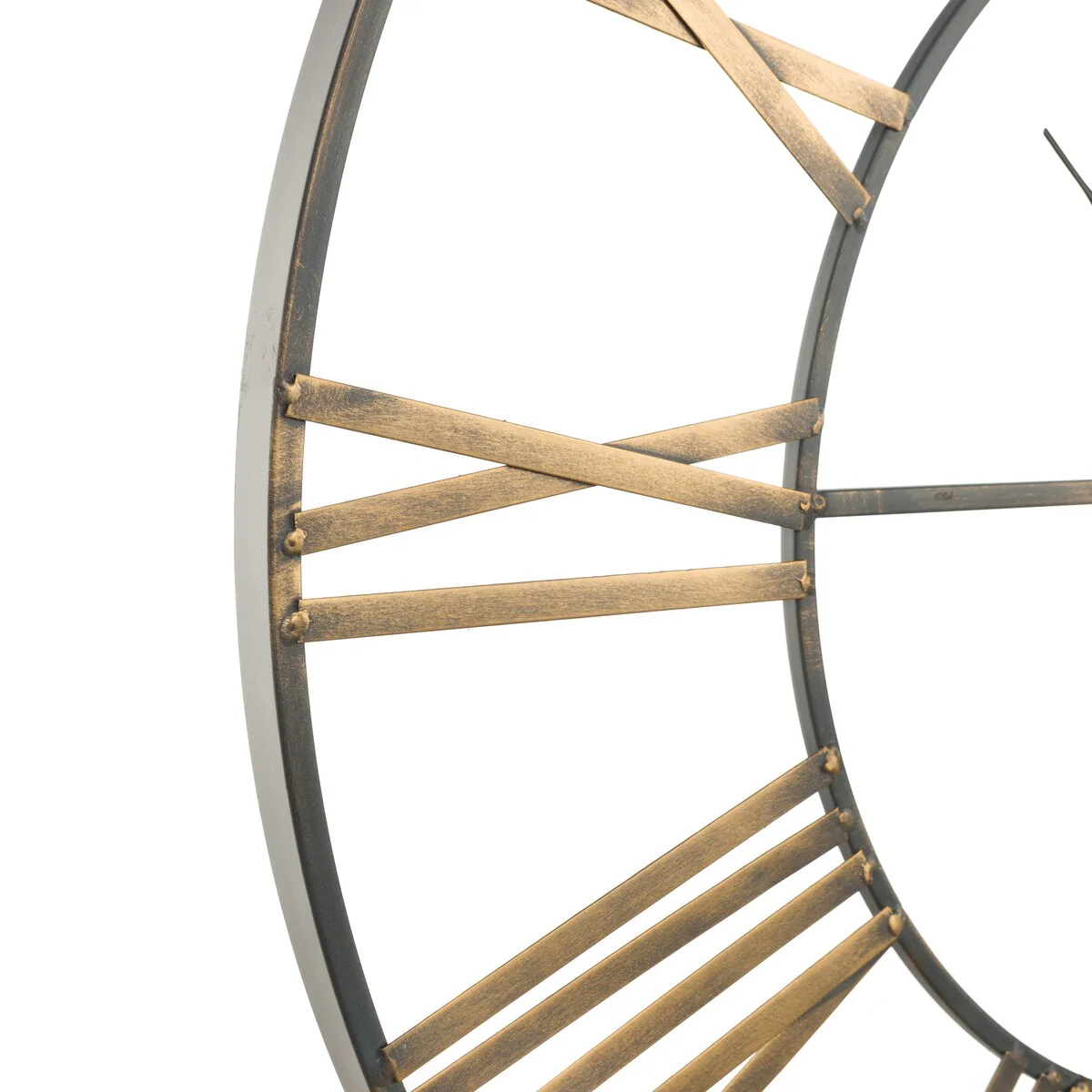 Modern Round Metal Wall Clock, Decorative Circular Hanging Clock for Living Room, Bedroom and Office - Image 51