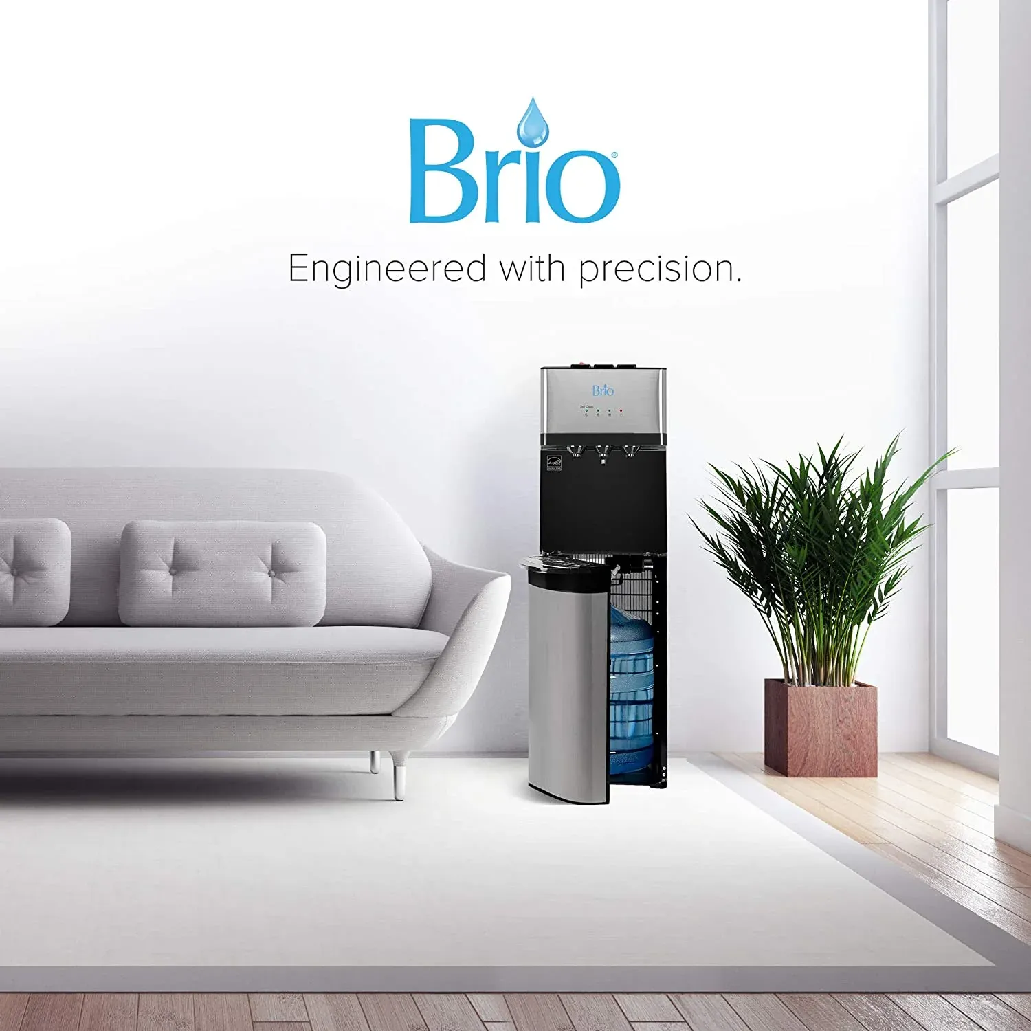 Self Cleaning Bottom Loading Water Cooler Water Dispenser- 3 Temperature Settings - Image 10