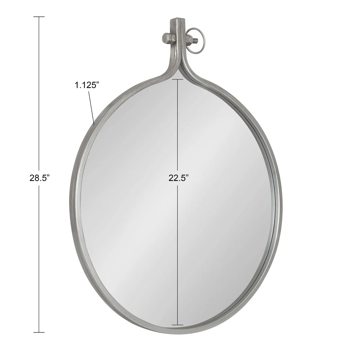 Modern Round Wall Mirror, Decorative Circular Accent Mirror for Living Room, Bedroom and Entryway - Image 57