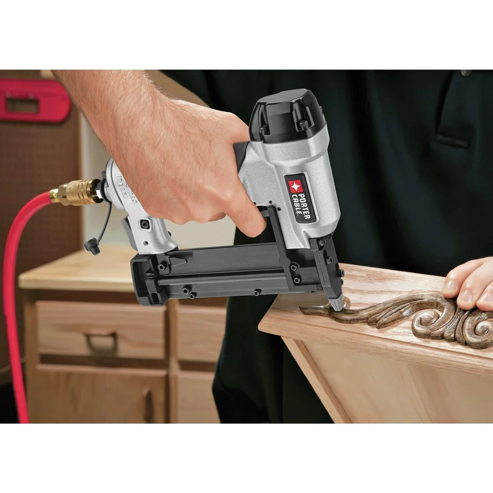 Restored Porter-Cable PCFP3KITR 3-Piece Nailer and 0.8 HP 6 Gallon Oil-Free Pancake Air Compressor Combo Kit (Refurbished) - Image 8