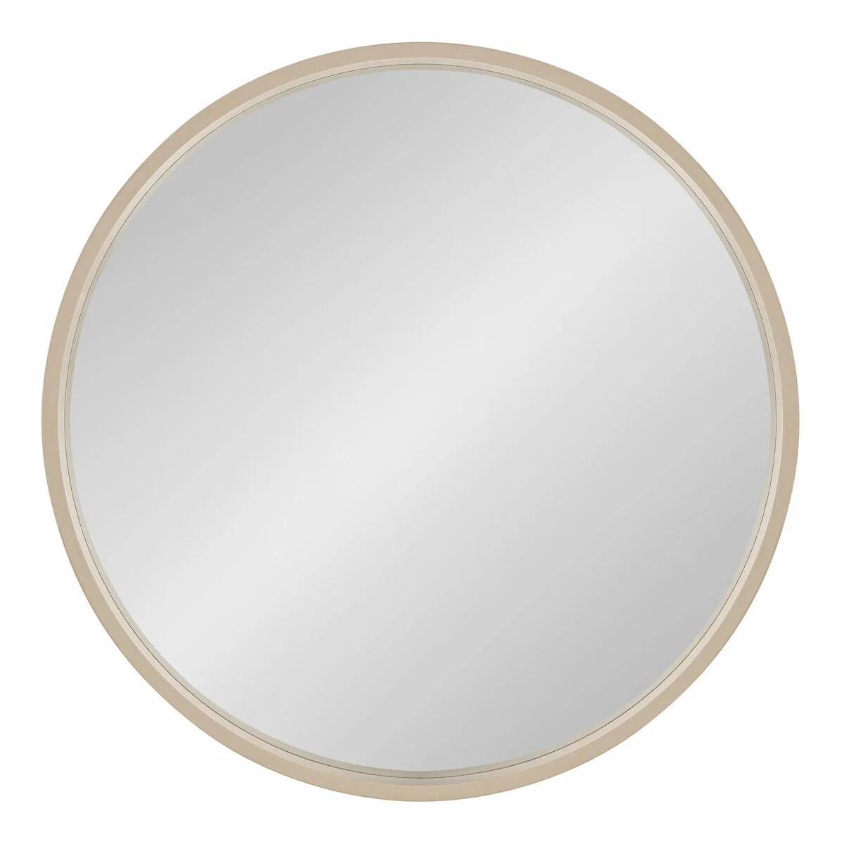 Round Wood Accent Wall Mirror, Modern Decorative Wooden Frame Mirror for Living Room, Bedroom and Entryway - Image 37